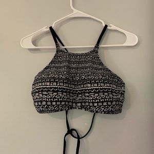 Target Patterned Bikini Top